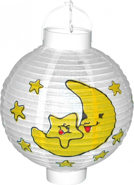 Lampion Lune et Étoiles à Piles 20 cm