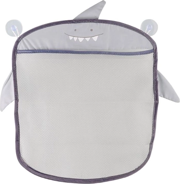 Organiseur suspendu de salle de bain pour jouets – Gris