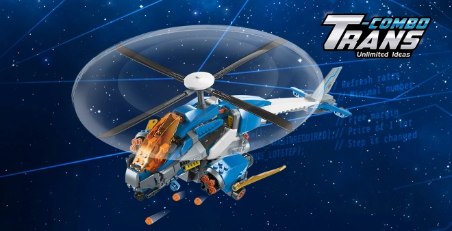 Jeu de construction Qman Sky Overlord