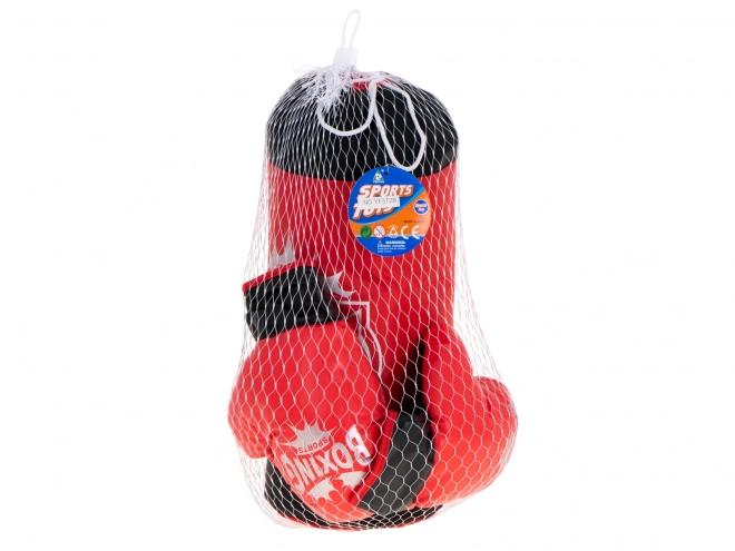Kit de boxe avec sac de frappe et gants