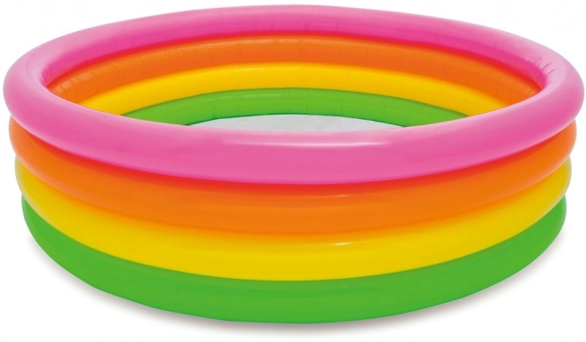 Piscine gonflable colorée - 168 cm