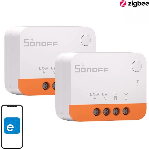 Interrupteur intelligent Zigbee Sonoff ZBMINIL2 - 2 pcs