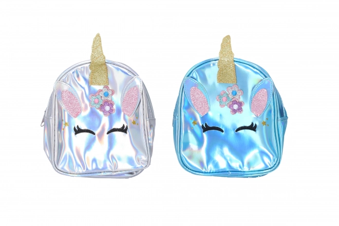 Sac à dos brillant avec motif licorne