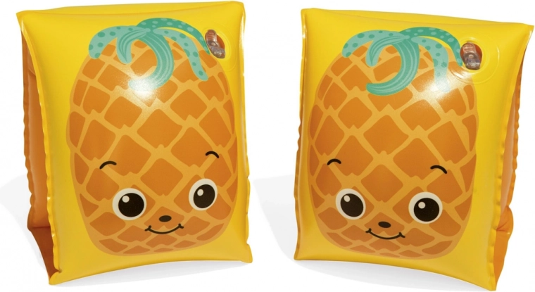 Un ananas joyeux qui amuse les enfants
