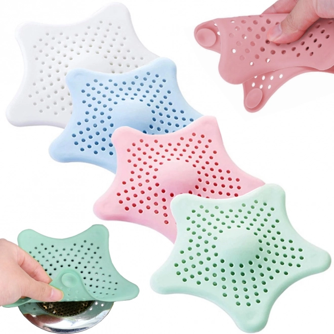 Passoire en silicone pour évier 4 pcs