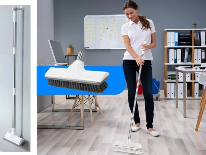 Brosse à plancher raclette puissance 2 en 1