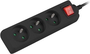 Trois prises pour plusieurs appareils