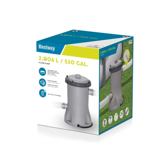 Pompe de filtration pour piscine 2006l/h Bestway
