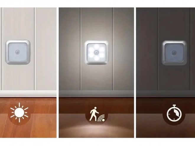 Lampe de nuit LED auto-adhésive avec détecteur de mouvement