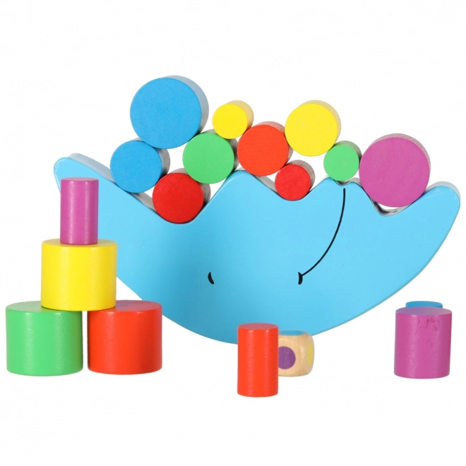 Jeu d'équilibre en bois Montessori - Lune
