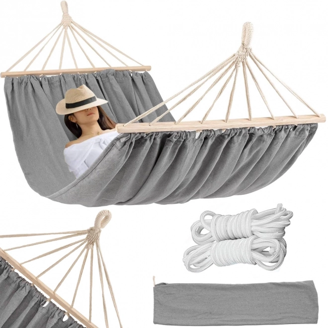 Hamac de jardin XXL avec couverture solide