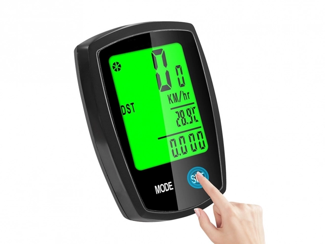 Compteur de vitesse sans fil et étanche avec écran LCD pour vélo
