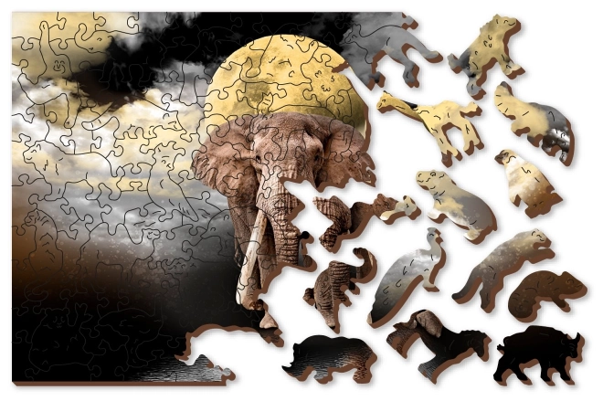 Puzzle en bois Rêves d'Éléphant
