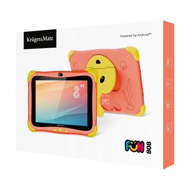 Tablette pour enfants Krüger&Matz FUN 808 rouge