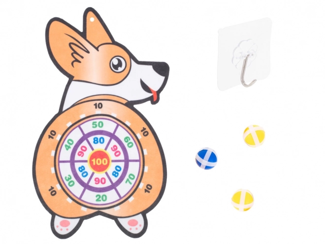 Jeu d'enfant Cible Corgi avec balles sèches