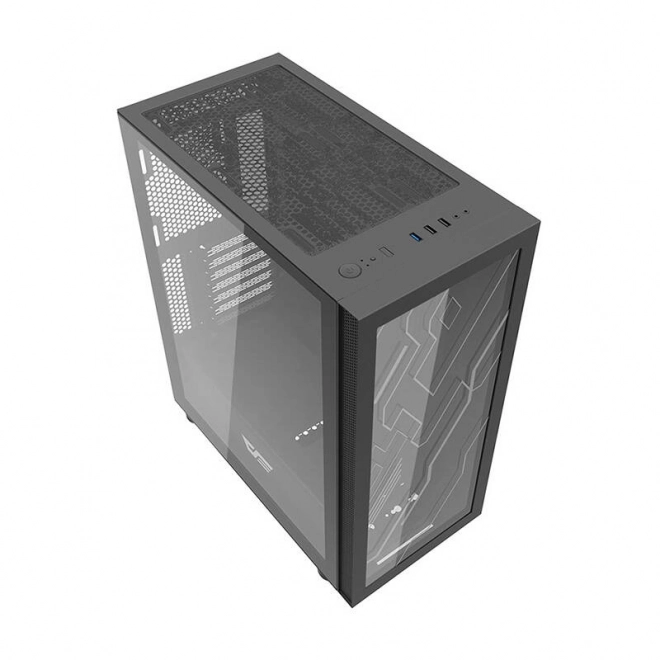Boîtier d'ordinateur Darkflash DK210 (noir)