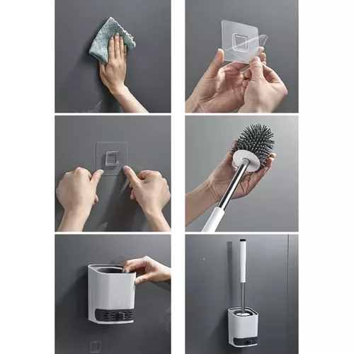Brosse en silicone Ruhhy pour salle de bain 23808