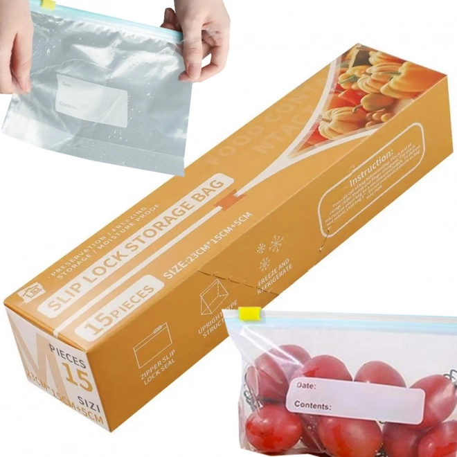 Sacs zip-lock pour aliments 1200 ml