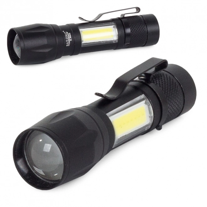 Lampe tactique militaire avec LED CREE XP-E et COB