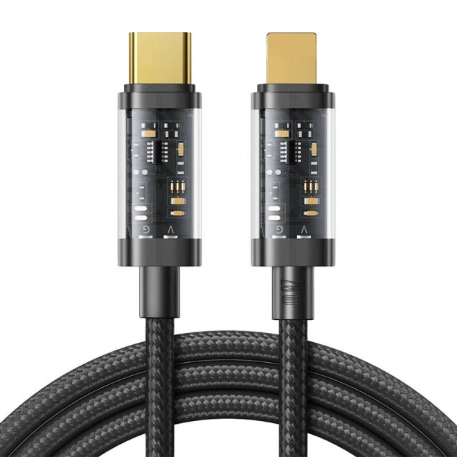 Câble USB-C vers Lightning Joyroom 20W 2m noir