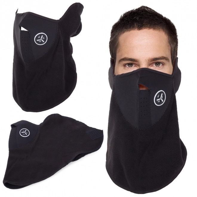 Masque facial thermoactif pour cyclistes et motocyclistes