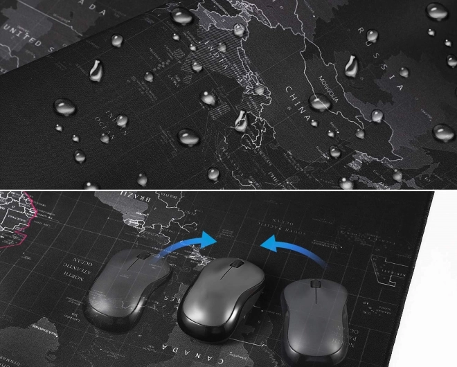 Tapis de souris et clavier XXL gris