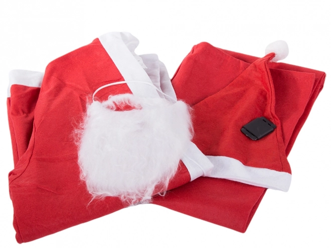 Costume de Noël Santa pour garçon avec chapeau et barbe