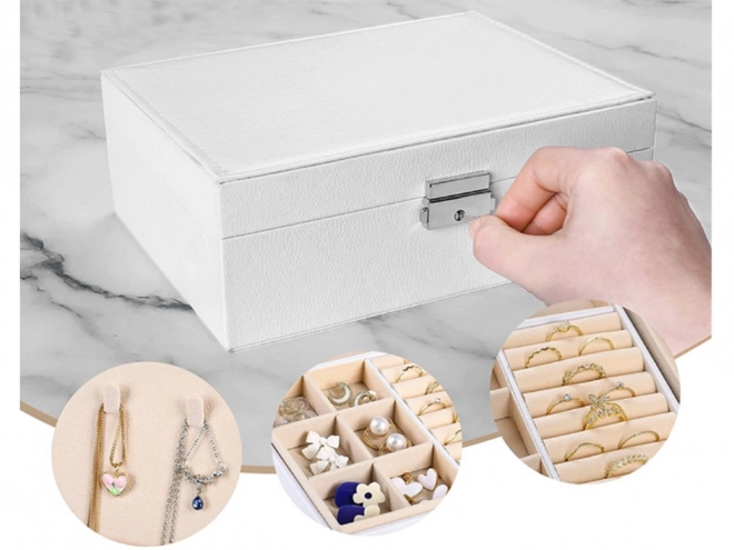Organiseur/boîte à bijoux - élégant coffret