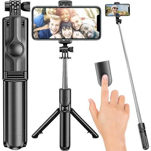 Perche à selfie et trépied Izoxis avec télécommande Bluetooth
