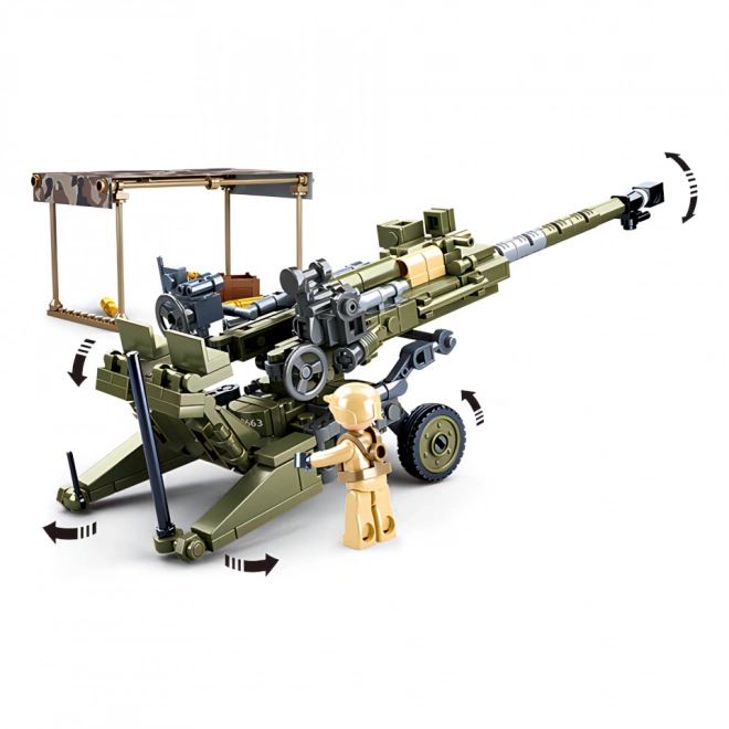 Sluban jeu de construction Canon M777 Howitzer