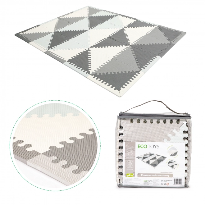 Tapis éducatif en mousse puzzle EVA 20 pièces 127x157 cm