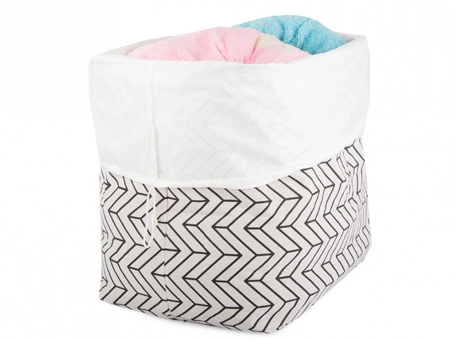 Grand panier à linge pliant verrouillable