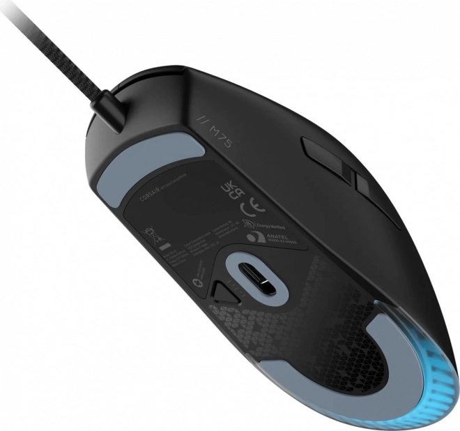 Souris de jeu M75 RGB noire