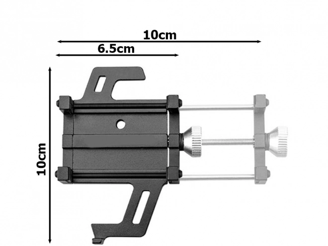 Support de téléphone robuste en aluminium pour vélo