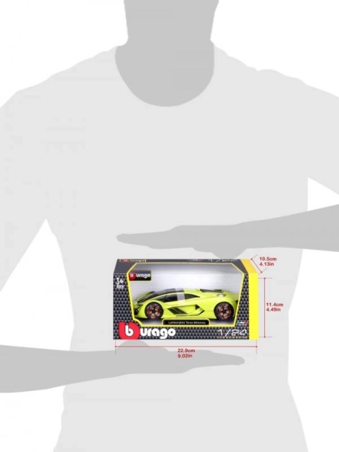 Bburago 1:24 Lamborghini Terzo Millenio Vert