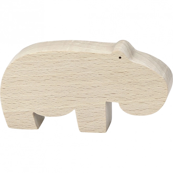 Hippopotame en bois de Vilac