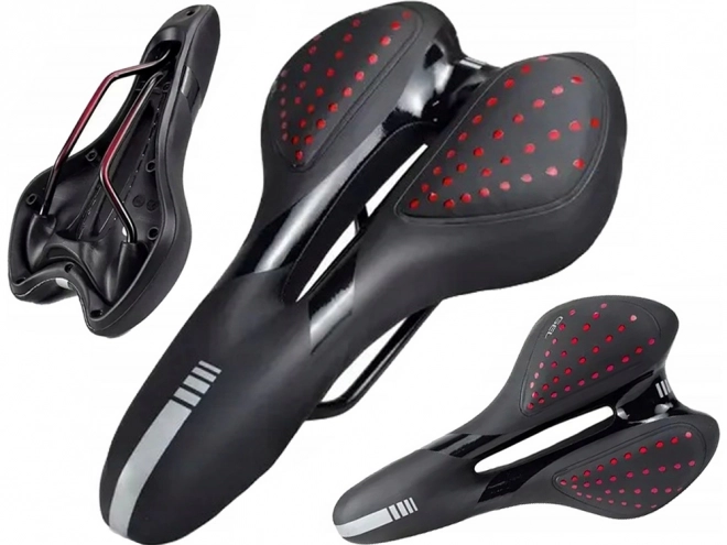 Selle de vélo sportive avec remplissage en gel