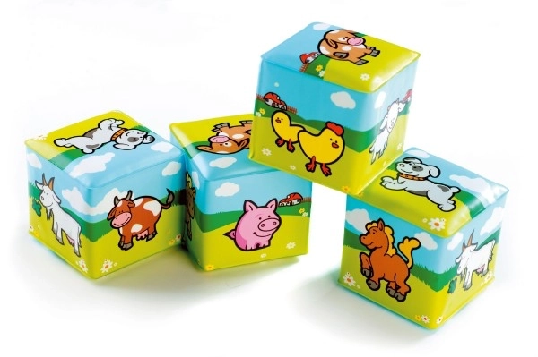 Blocs souples Mes premiers animaux - 4 pcs
