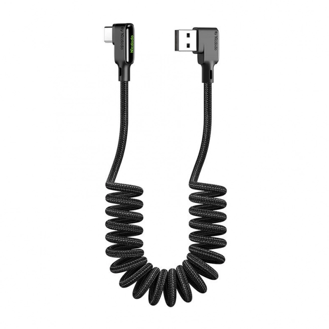 Câble USB à USB-C, Mcdodo CA-7310, angulaire, 1,8 m (noir)