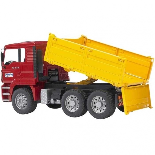 Camion benne MAN Bruder et chargeur frontal FR130