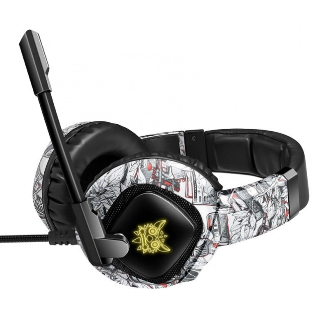Casque de jeu Onikuma K19 Camouflage blanc