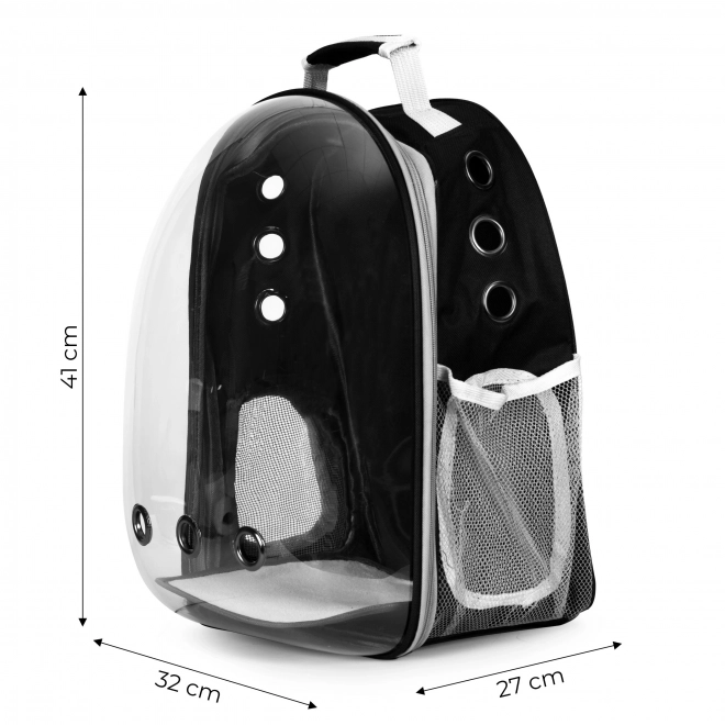 Sac à dos pour transporter des animaux de compagnie avec panneau avant transparent