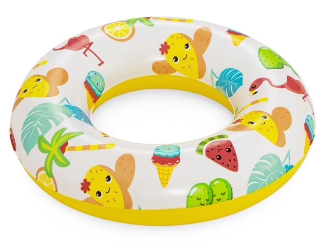 Bestway ensemble piscine ballon anneau pataugeoire 122cm