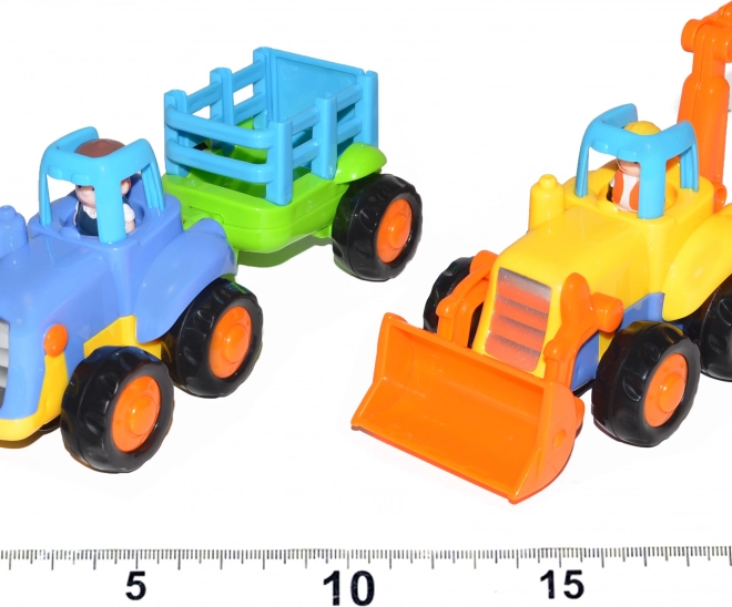 Tracteur ou pelleteuse à inertie 16 cm