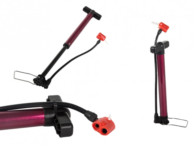 Pompe à pied en aluminium pour vélo