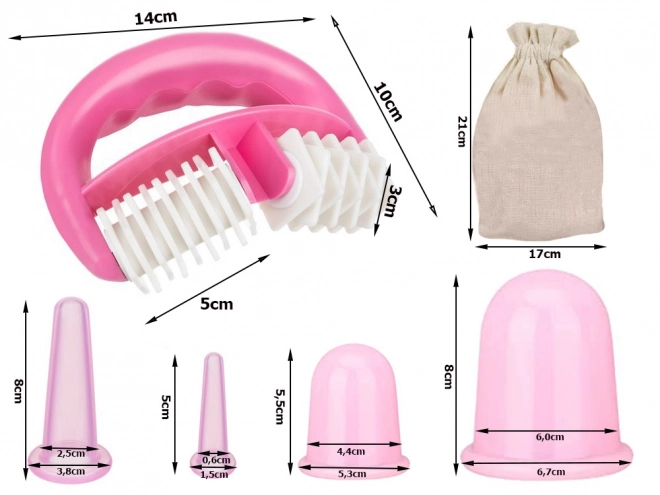 Ensemble de massage chinois en silicone