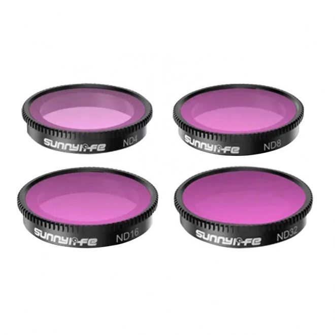 Ensemble de 4 filtres ND4+ND8+ND16+ND32 Sunnylife pour Insta360 GO 3/2