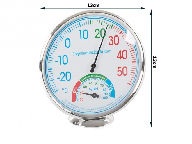 Hygromètre d'intérieur analogique avec thermomètre