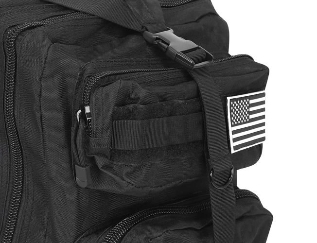 Grand sac à dos militaire noir XL