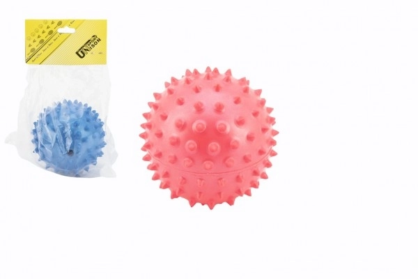 Balle de massage antistress caoutchouc 9 cm en sachet